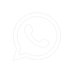 cono whatsapp color blanco con fondo transparente