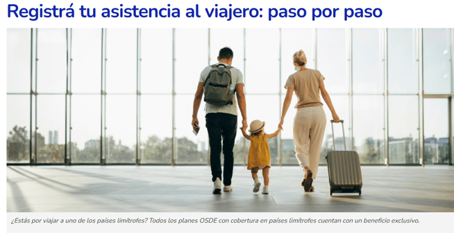 registrá tu asistencia al viajero 