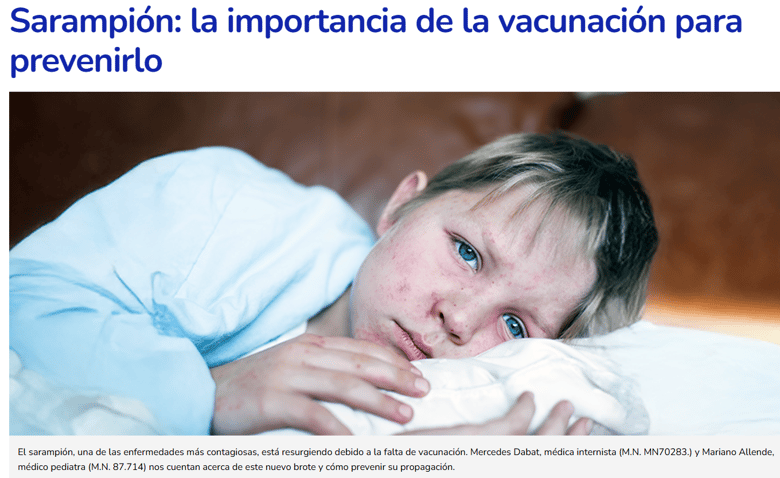 Sarampión